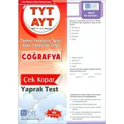 Bulut TYT AYT Coğrafya Yaprak Test