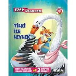 Tilki ile Leylek - Ezop Masalları - E. Murat Yığcı - Caretta Yayıncılık