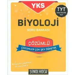 YKS TYT Biyoloji Çözümlü Soru Bankası Şenol Hoca Yayınları