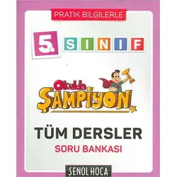 Şenol Hoca 5.Sınıf Okulda Şampiyon Tüm Dersler Soru Bankası