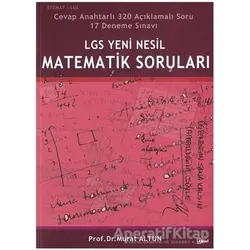LGS Yeni Nesil Matematik Soruları - Murat Altun - Alfa Aktüel Yayınları