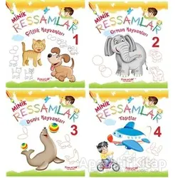 Minik Ressamlar (4 Kitap Takım) - Kolektif - Yumurcak Yayınları