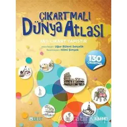 Çıkartmalı Dünya Atlası - Kolektif - Bulut Yayınları