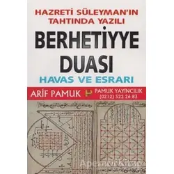Berhetiyye Havas ve Esrarı (Dua-012) - Arif Pamuk - Pamuk Yayıncılık