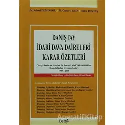 Danıştay İdari Dava Daireleri Karar Özetleri - M. Önder Tekin - Beta Yayınevi