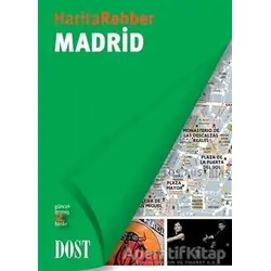 Harita Rehber - Madrid - Laurence Blanchar - Dost Kitabevi Yayınları