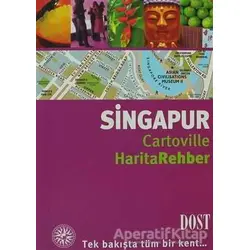 Singapur Cartoville Harita Rehber - Severine Bascot - Dost Kitabevi Yayınları