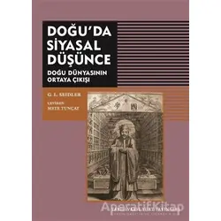 Doğuda Siyasal Düşünce - G. L. Seidler - Tarih Vakfı Yurt Yayınları
