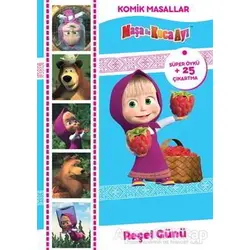 Maşa İle Koca Ayı - Komik Masallar Reçel Günü - Kolektif - Doğan Egmont Yayıncılık