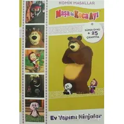 Maşa İle Koca Ayı Komik Masallar-Ev Yapımı Ninjalar - Kolektif - Doğan Egmont Yayıncılık