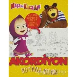 Maşa ile Koca Ayı Akordiyon Boyama Kitabı - Kolektif - Doğan Egmont Yayıncılık