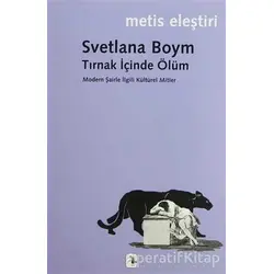Tırnak İçinde Ölüm - Svetlana Boym - Metis Yayınları