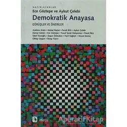 Demokratik Anayasa - Derleme - Metis Yayınları