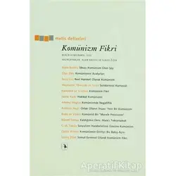 Komünizm Fikri - Alain Badiou - Metis Yayınları
