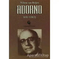 Adorno: Bir Giriş - Willem van Reijen - Belge Yayınları