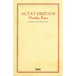 Altay Destanı Maaday Kara - Kolektif - Yapı Kredi Yayınları
