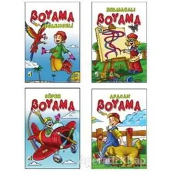 Süper Boyama Serisi (4 Kitap Takım) Damla Yayınevi