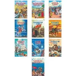 Büyük Türk Zaferleri (10 Kitap Takım) - Ali Osman Atak - Damla Yayınevi
