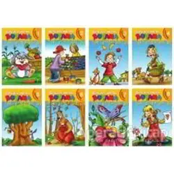 Bitkiler Alemi Boyama Serisi (8 Kitap Takım) Damla Yayınevi