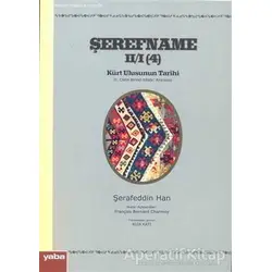 Şerefname Kürt Ulusunun Tarihi 2. Cildin Birinci Kitabı 4: Kronoloji