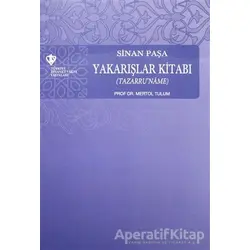 Sinan Paşa - Yakarışlar Kitabı (Tazarruname) - Mertol Tulum - Türkiye Diyanet Vakfı Yayınları