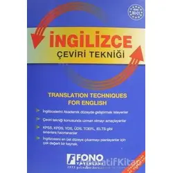 İngilizce Çeviri Tekniği - Birsen Çankaya - Fono Yayınları