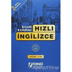 Hızlı İngilizce 2. Basamak (3 kitap + 3 CD) - Bahire Şerif - Fono Yayınları