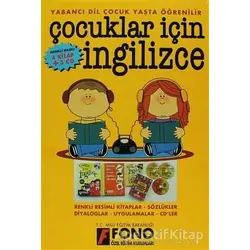 Çocuklar İçin İngilizce Seti (4 kitap + 3 CD) - Kolektif - Fono Yayınları