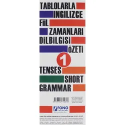 Tablolarla İngilizce Fiil Zamanları Dilbilgisi Özeti 1 - Kolektif - Fono Yayınları