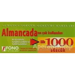Almancada İlk 1000 Sözcük Kartları - Kolektif - Fono Yayınları