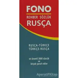 Rusça / Türkçe – Türkçe / Rusça Rehber Sözlük - Kolektif - Fono Yayınları