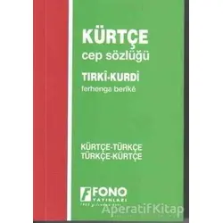 Kürtçe - Türkçe - Türkçe - Kürtçe Cep Sözlük - Ramazan Pertev - Fono Yayınları