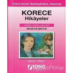 Korece Hikayeler - Sevgiliye Mektup - Kolektif - Fono Yayınları