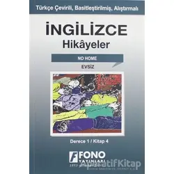 İngilizce Hikayeler - Evsiz (Derece 1) - Kolektif - Fono Yayınları