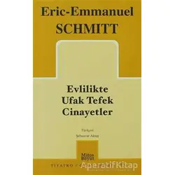 Evlilikte Ufak Tefek Cinayetler - Eric-Emmanuel Schmitt - Mitos Boyut Yayınları