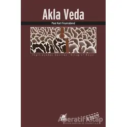 Akla Veda - Paul Feyerabend - Ayrıntı Yayınları