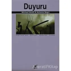 Duyuru - Michael Hardt - Ayrıntı Yayınları