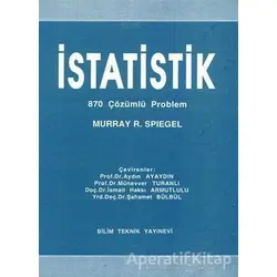İstatistik - Murray R. Spiegel - Bilim Teknik Yayınevi