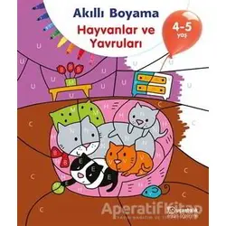 Akıllı Boyama - Hayvanlar ve Yavruları - Kolektif - Uçanbalık Yayıncılık