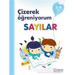 Sayılar - Çizerek Öğreniyorum 3-4 Yaş - Kolektif - Uçanbalık Yayıncılık
