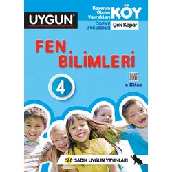 Sadık Uygun 4. Sınıf Fen Bilimleri KÖY Kazanım Ölçme Yaprakları Çek Kopart Test