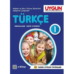 Sadık Uygun 1. Sınıf Türkçe Çalışma Kitabı