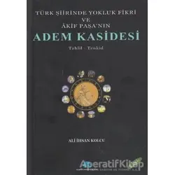 Türk Şiirinde Yokluk Fikri ve Akif Paşa’nın Adem Kasidesi - Ali İhsan Kolcu - Salkımsöğüt Yayınları