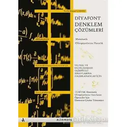 Diyafont Denklem Çözümleri - Fatih Kürşat Cansu - Altın Nokta Basım Yayın - Kaynak Kitaplar