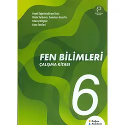 6.Sınıf Fen Bilimleri Çalışma Kitabı Doğan Akademi