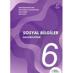 6.Sınıf Sosyal Bilgiler Çalışma Kitabı Doğan Akademi