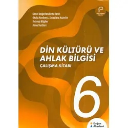 6.Sınıf Din Kültürü Çalışma Kitabı Doğan Akademi