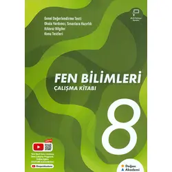 8.Sınıf Fen Bilimleri Çalışma Kitabı Doğan Akademi