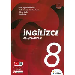 8.Sınıf İngilizce Çalışma Kitabı Doğan Akademi