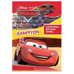 Disney Pixar Arabalar Şampiyon Çıkartmalı Boyama Kitabı - Kolektif - Doğan Egmont Yayıncılık